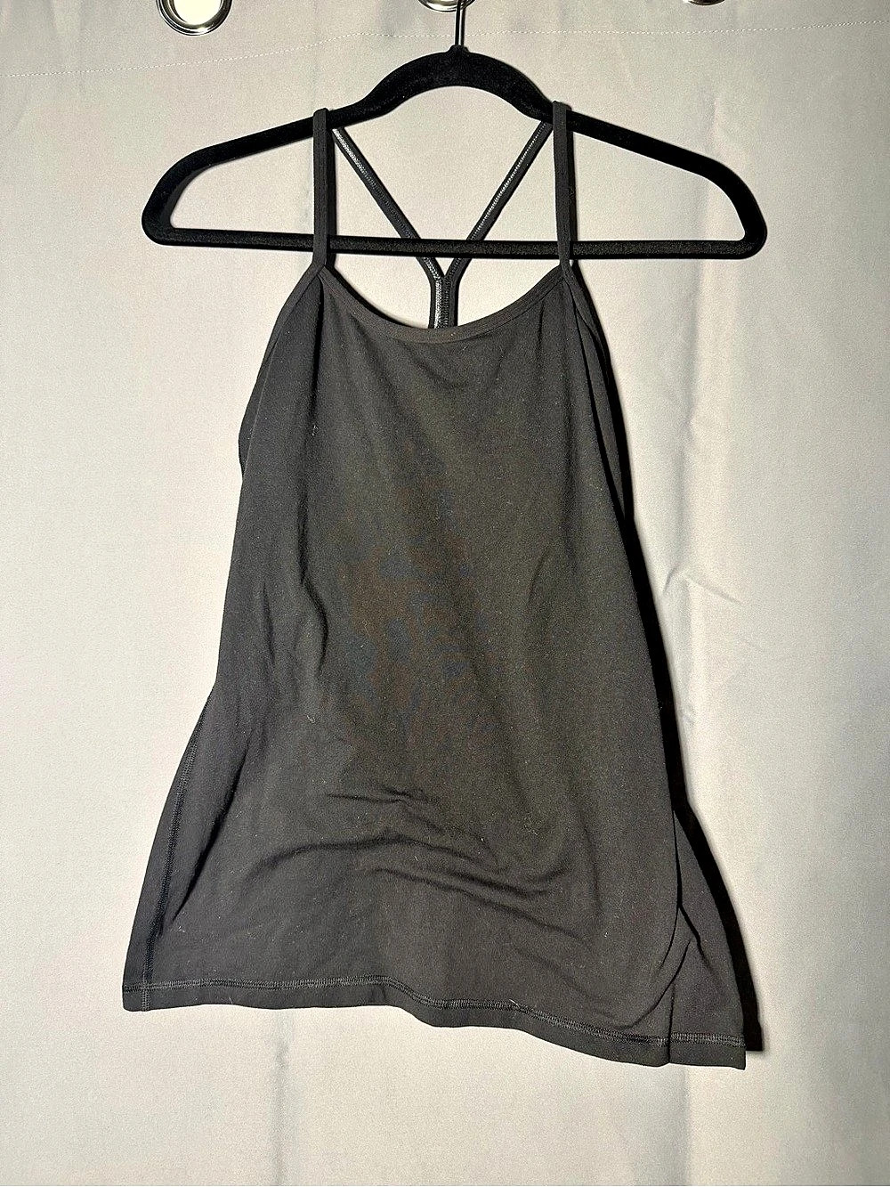 Lululemon Flow Y Tank Black Racerback Tank Top